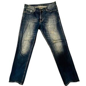 Calvin‎ Klein Mens Jeans W34 L30 Slim Straight Denim RN 36543